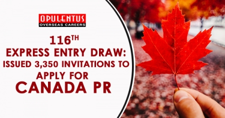 116th Express Entry Draw Issued 3350 Invitations to Apply for Canada PR - Opulentuz