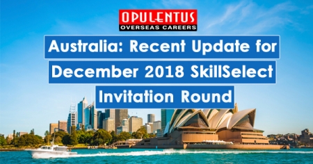 Australia: Recent Update for December 2018 SkillSelect Invitation Round