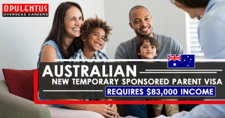Australian New Temporary Sponsored Parent Visa Requires $83,000 Income
