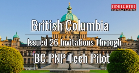 British Columbia Issued 26 Invitations Through BC PNP Tech Pilot