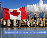Canada: Age limit for dependent children revised to 22. 