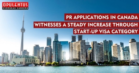 PR Applications in Canada witnesses a steady increase through start-up visa category
