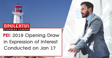 PEI: 2019 Opening Draw in Expression of Interest Conducted on Jan 17