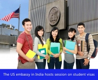 The US embassy in India hosts session on student visas