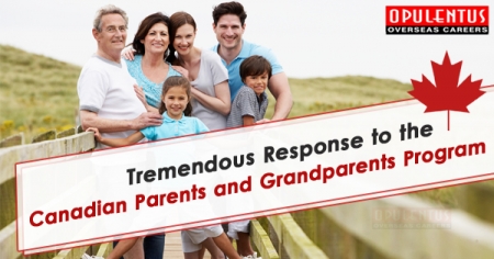 Tremendous Response to the Canadian Parents and Grandparents Program
