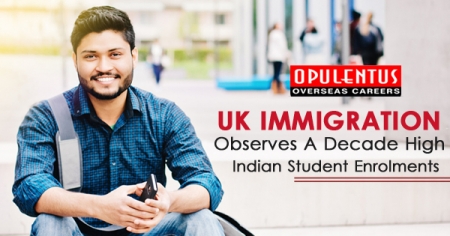 UK Immigration Observes A Decade High Indian Student Enrolments - Opulentuz
