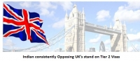 Indian consistently Opposing UKs stand on Tier 2 Visas 